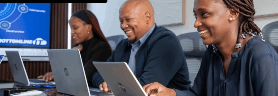 bottomline it staff working on backup solutions